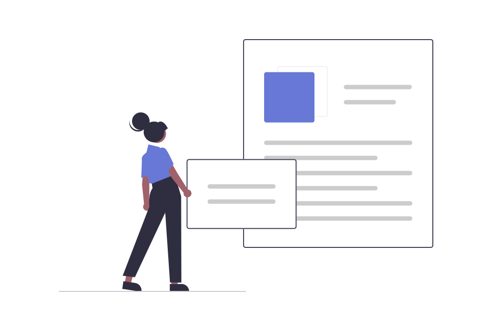 Eine Mitarbeiterin von Seostudio optimiert den Inhalt einer Website